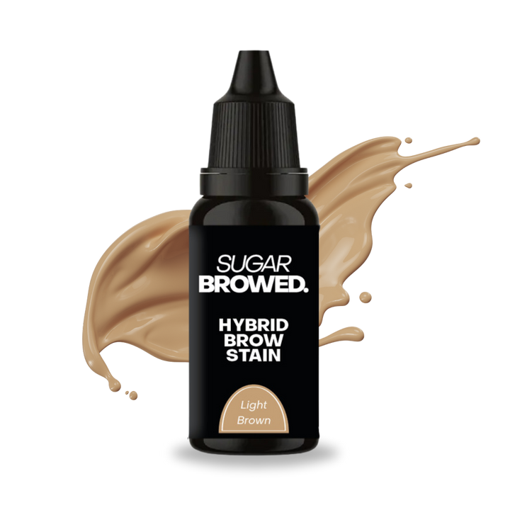 SUGAR BROWED. Henna-Free Liquid Hybrid Brow Stain for semi-permanent brow color